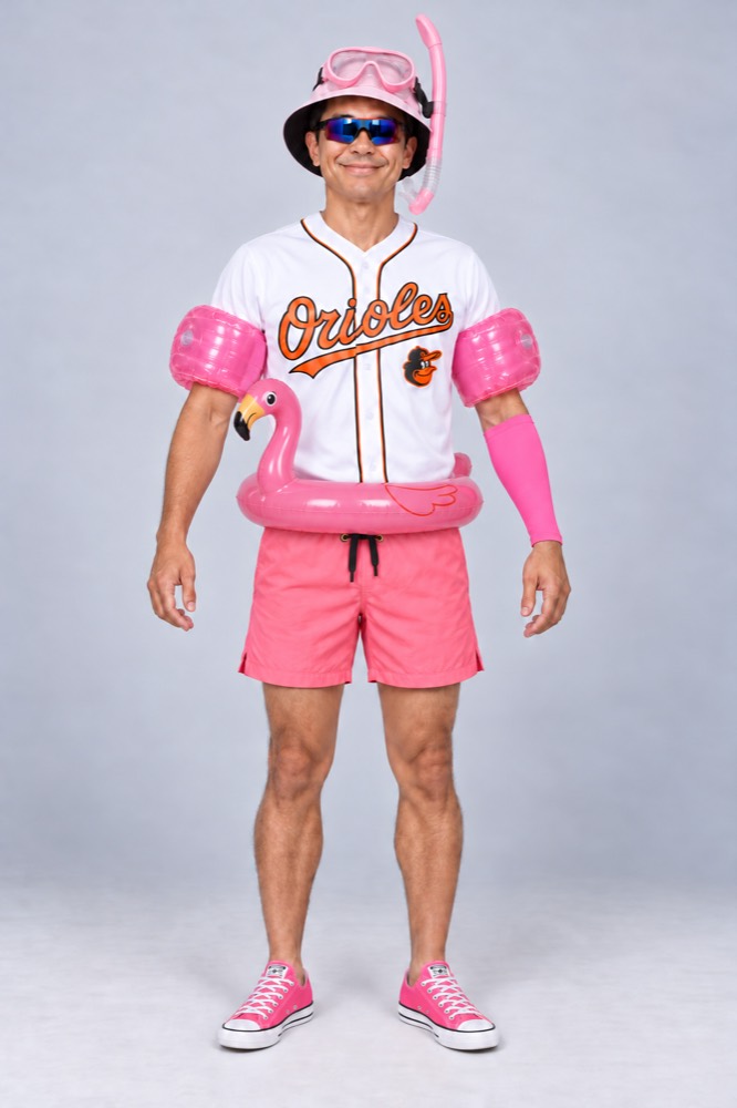 Illustrative Mr Splash outfit example
